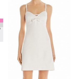 Betsey Johnson A Line White Bow Dress